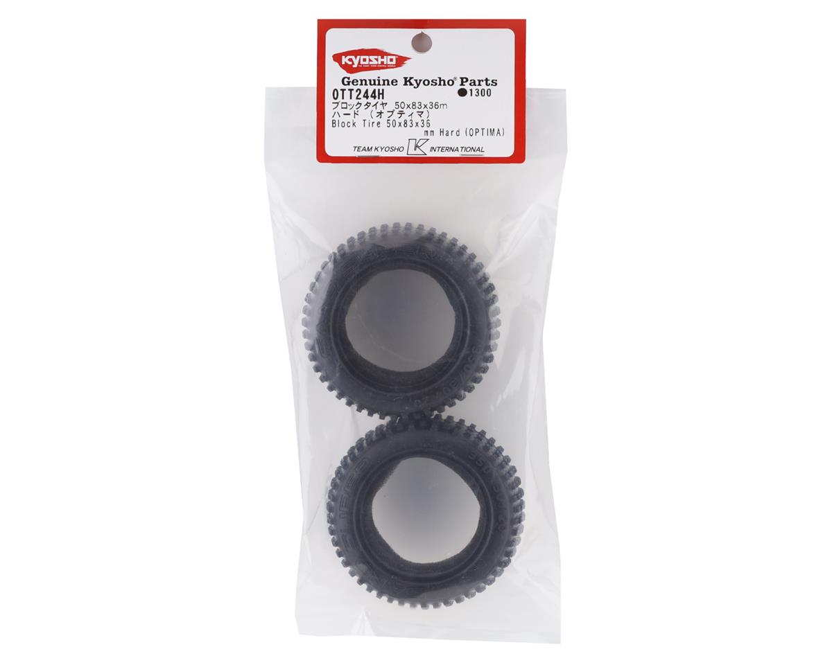 Kyosho Optima Rear Block Tires (2) (H)