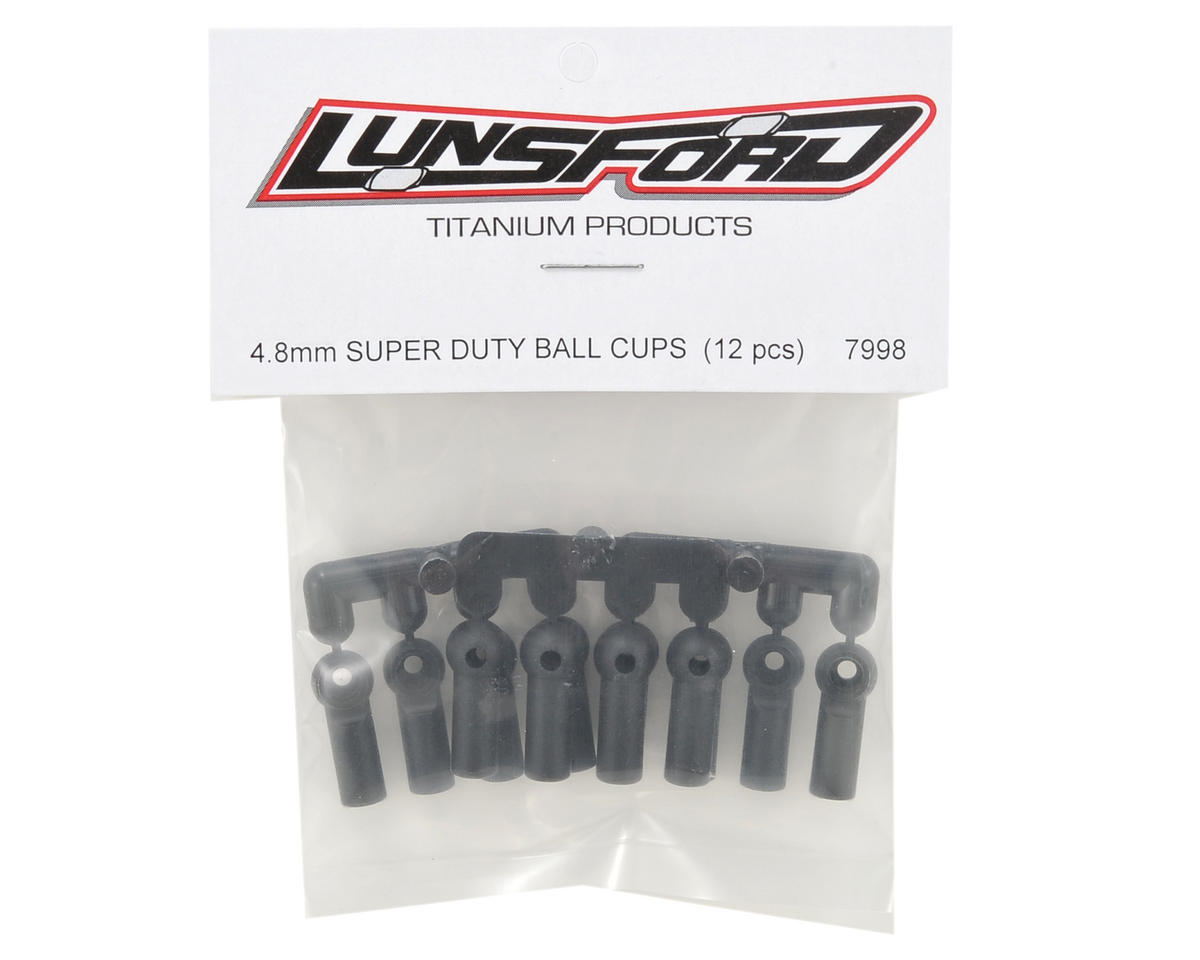 Lunsford "Super Duty" 4.8mm Ball Cups (12)