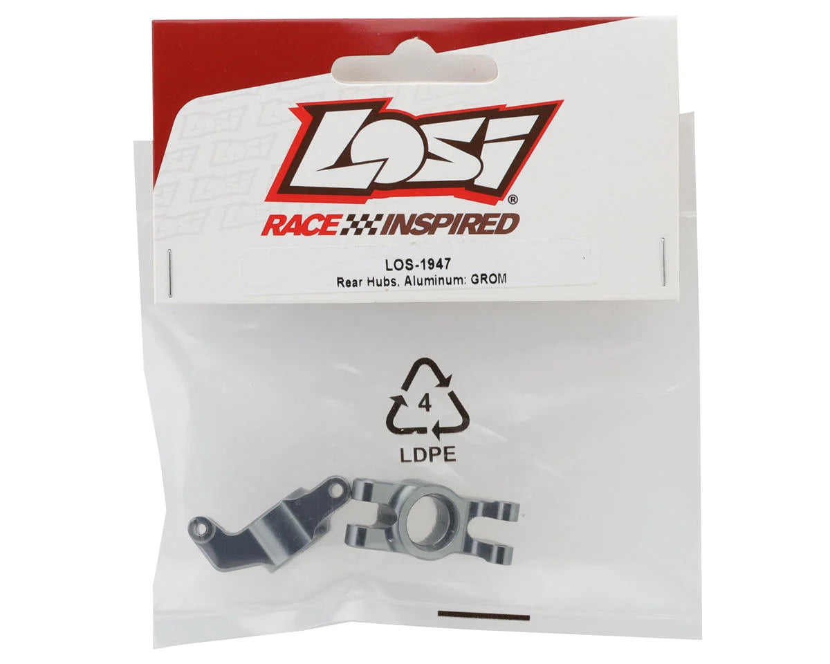 Losi Aluminum Rear Hubs (Gunmetal) (2)