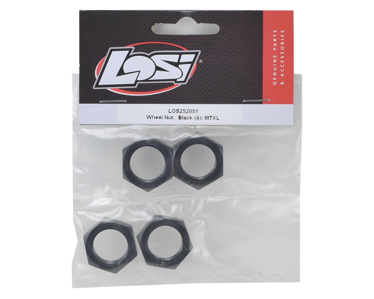 Aluminum Wheel Nut (Black) (4) MTXL/DBXL-E/DBXL