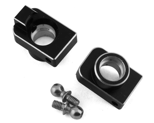 Mini-T 2.0 Aluminum Rear Hub Set (Black)