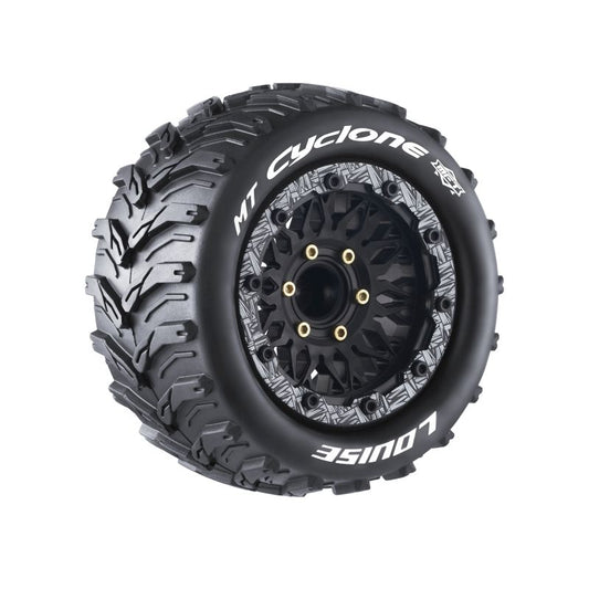 Set Of 4 MT Cyclone MT - MFT Belted Wheels & Tires Combo