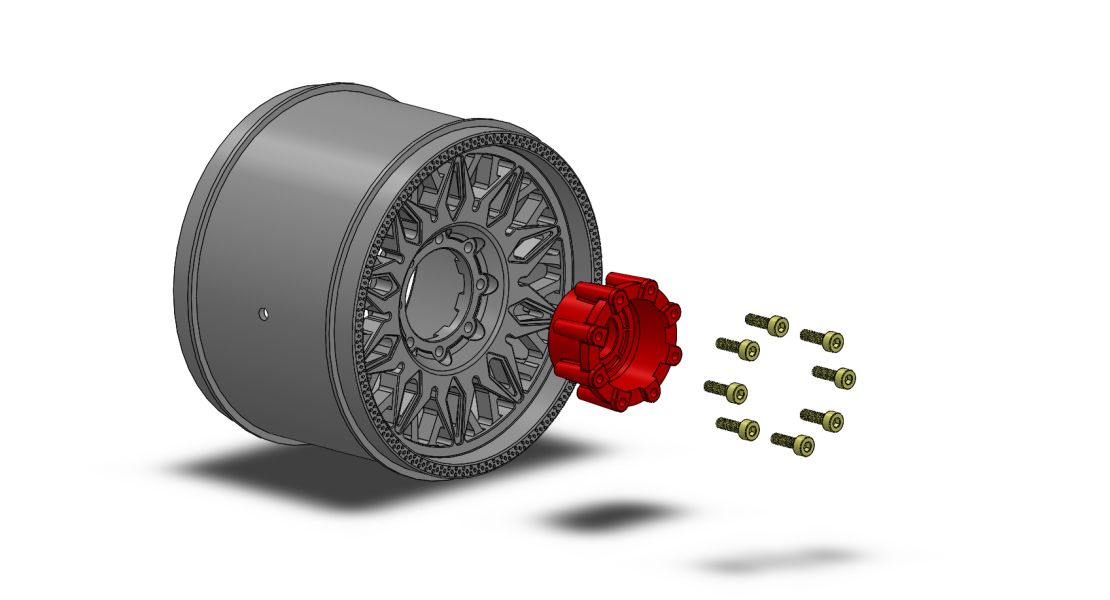 MFT ST-Hummer Soft 1/10 Stadium Truck, 0 & 1/2" Offset, 12, 14, 17mm Removable Hex