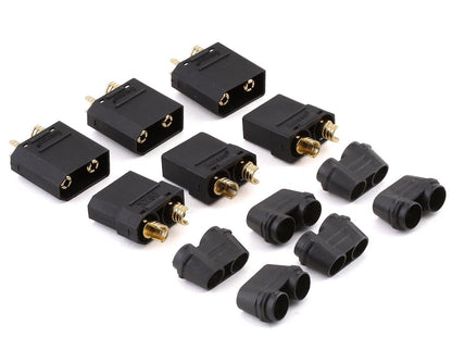 XT90 Connectors (3 Female/3 Male) (Black)