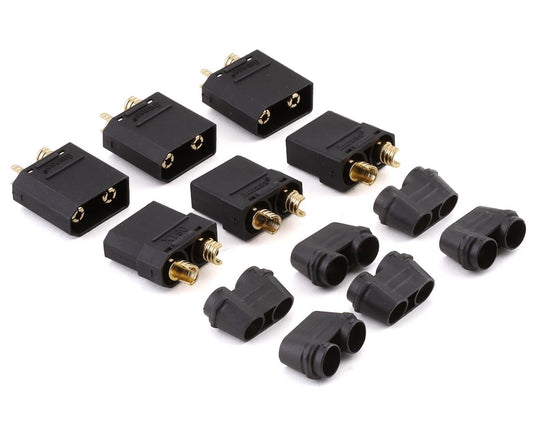 XT90 Connectors (3 Female/3 Male) (Black)