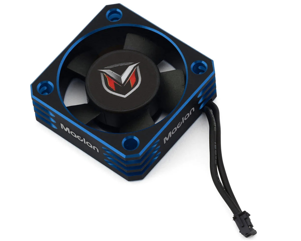 30mm Aluminum V2 Hurricane HV Fan (Black/Blue)