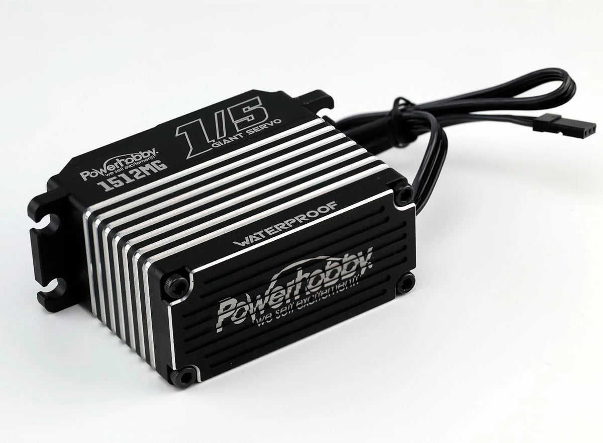 1512MG 1/5 Aluminum Waterproof High Speed / Torque Brushless Servo
