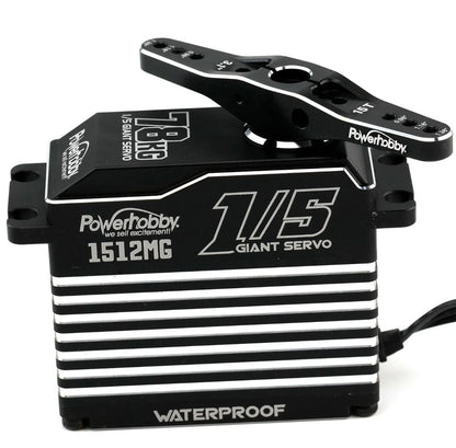 1512MG 1/5 Aluminum Waterproof High Speed / Torque Brushless Servo