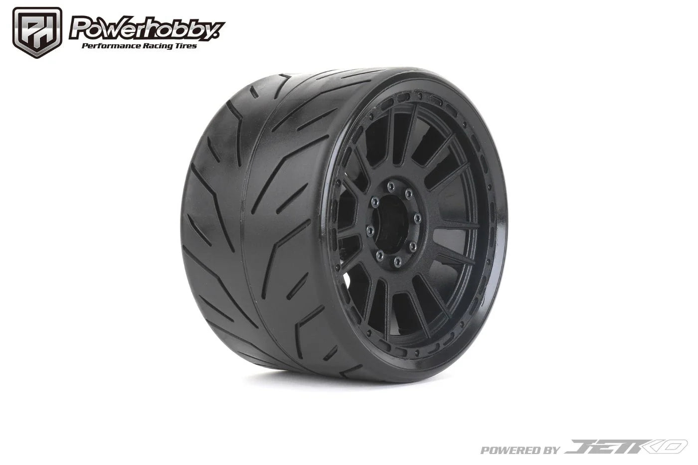 1/8 MT 4.0 Phoenix Belted Mounted Tires w Removable Hex Wheels (2)