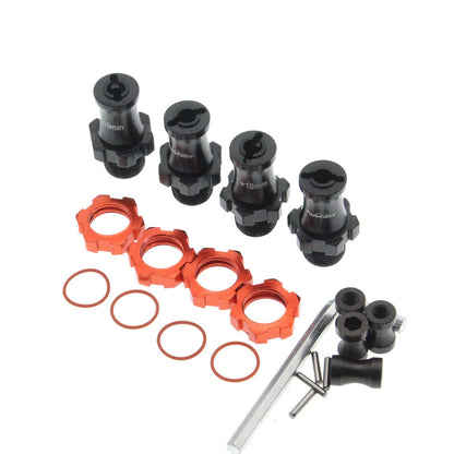 Slash/Rustler +10mm Extended 17mm Hex Hub Adapter Red