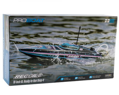 Recoil 2 18" Brushless Deep-V Self-Righting RTR Boat w/2.4GHz Radio