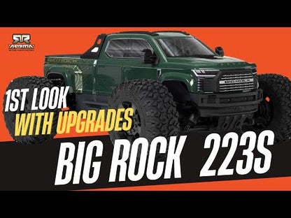 Big Rock 4X4 V4 223S DSC 1/10 RTR Brushless 4WD Monster Truck  w/Spektrum SLT3 2.4GHz Radio