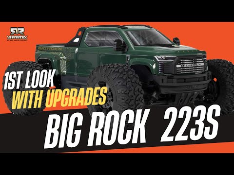 Big Rock 4X4 V4 223S DSC 1/10 RTR Brushless 4WD Monster Truck  w/Spektrum SLT3 2.4GHz Radio