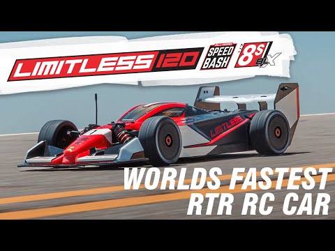 1/7 LIMITLESS 8S AVC 4X4 RTR Brushless Street Speed, Red/Black