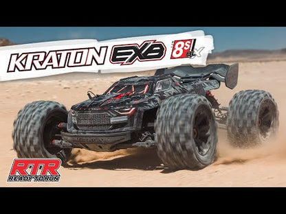 KRATON 4X4 8S BLX EXB Brushless Monster Truck RTR, Black 1/5