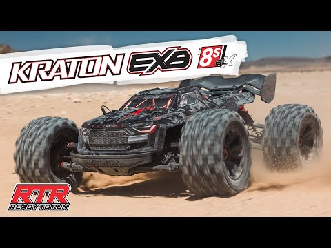KRATON 4X4 8S BLX EXB Brushless Monster Truck RTR, Black 1/5