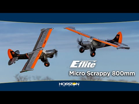 Micro Scrappy 800mm BNF Basic with AS3X and SAFE Select