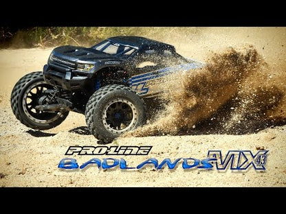X-Maxx Badlands MX43 Pro-Loc Pre-Mounted All Terrain Tires (MX43) w/Impulse Pro-Loc Wheels (Black) (2)