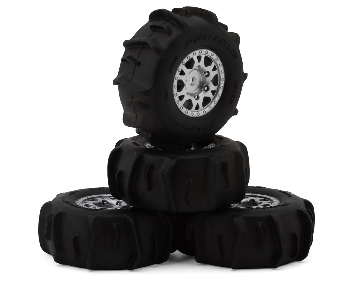Pro-Line Mojave Grom Dumont Pre-Mounted Tires (Silver) (4) w/12mm Hex