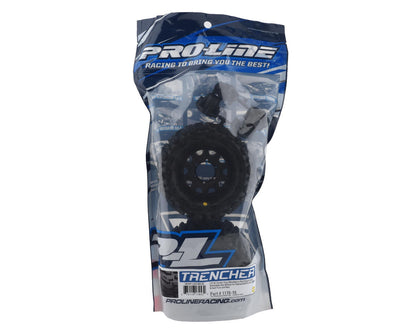 Trencher 2.8" Tires w/Raid 6x30 Wheels (2) (M2) (Black) w/Removable Hex