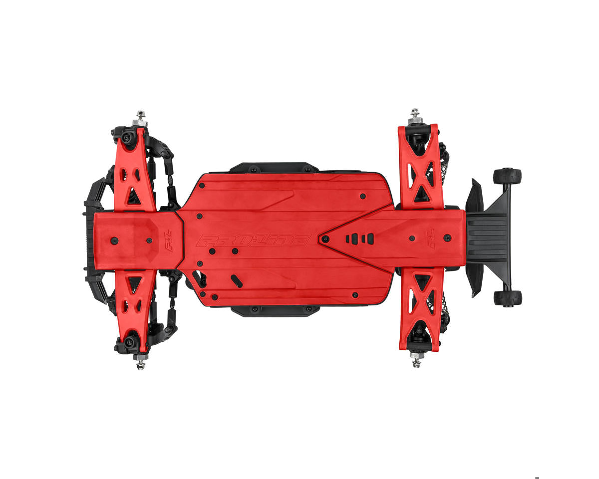 Pro-Line Arrma 3S Bash Armor Skid Plates (Red) (Front/Rear)