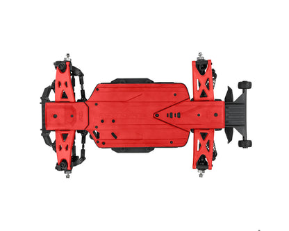 Pro-Line Arrma 3S Bash Armor Skid Plates (Red) (Front/Rear)