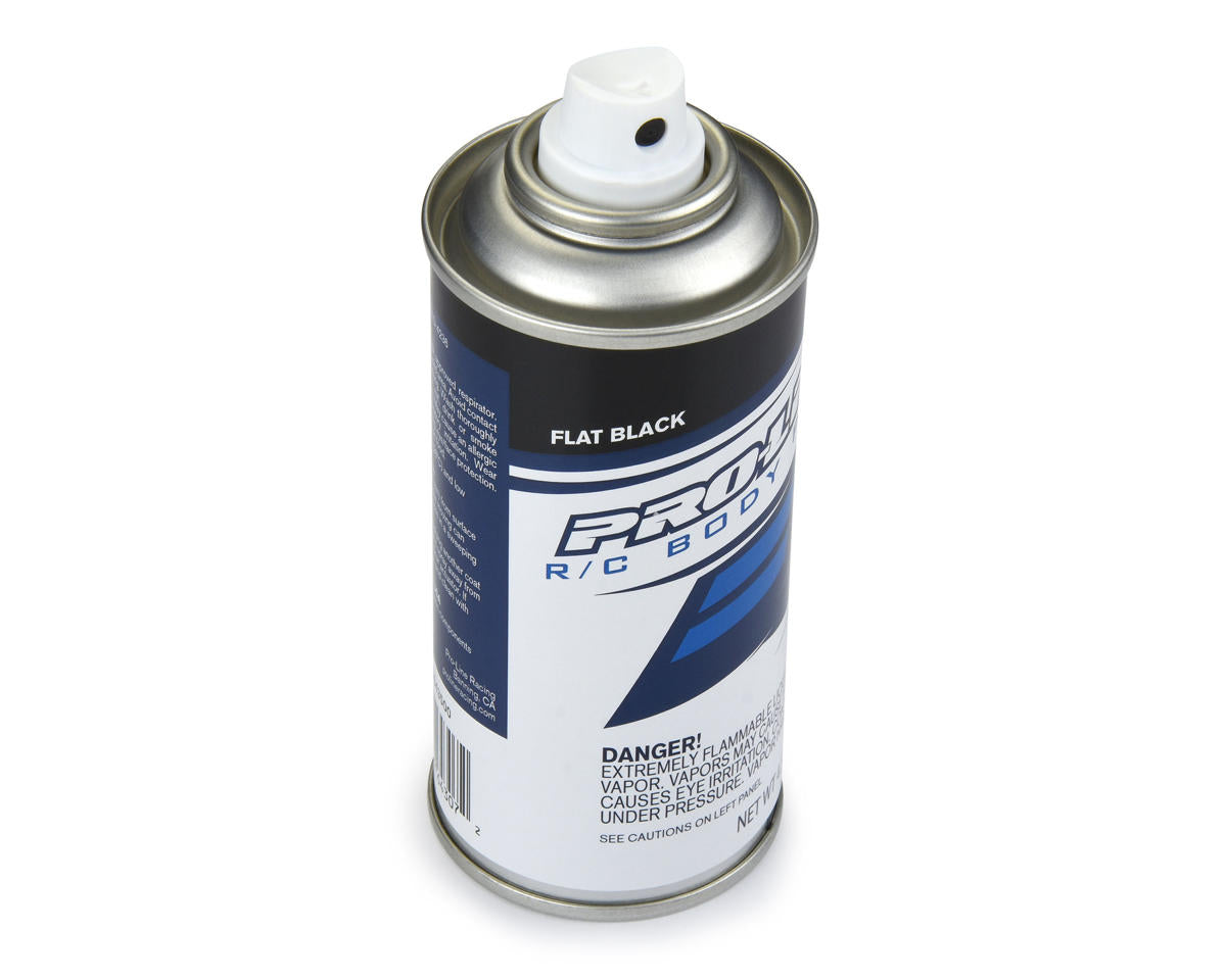 Pro-Line RC Body Spray Paint (Flat Black) (4.5oz)