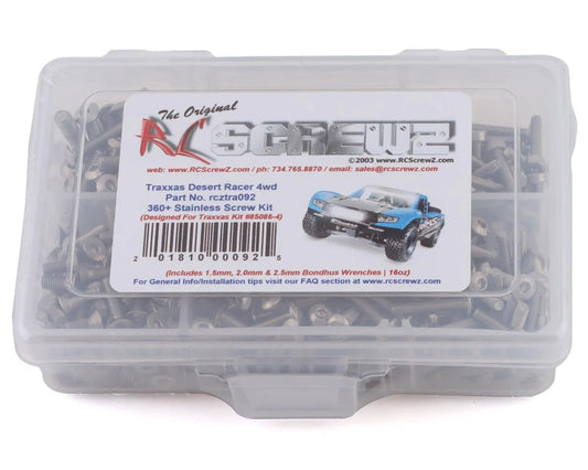 RC Screwz Stainless Steel Screw Kit for Traxxas UDR