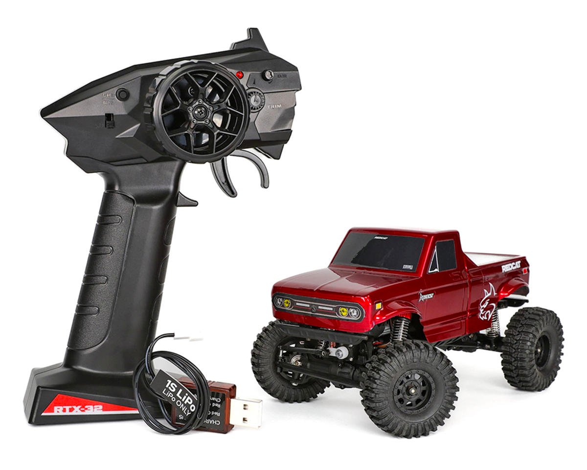 Redcat Ascent-32 1/32 4WD RTR Rock Crawler (Red) w/2.4GHz Radio, Battery & Charger