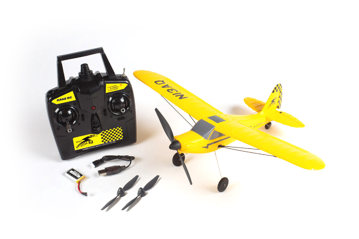 Sport Cub 400 Micro 3-Channel RTF Airplane with PASS System – Parkflyers RC
