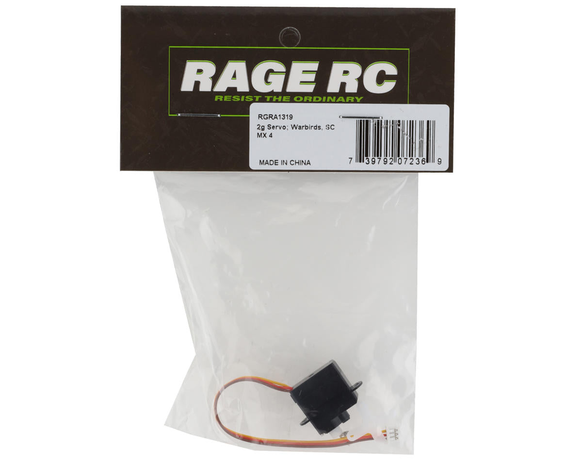 RAGE Micro Warbirds 2g Servo