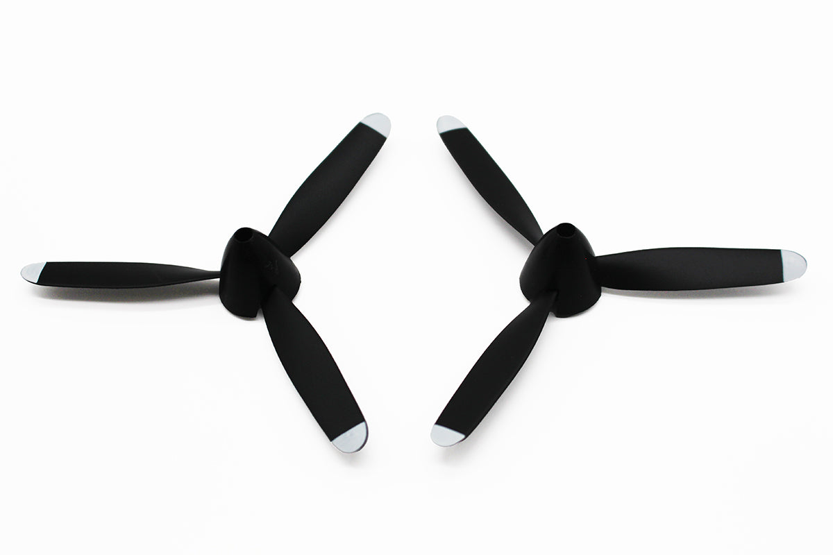 3-Blade Prop with Spinner (2); FW-190 for 400mm version