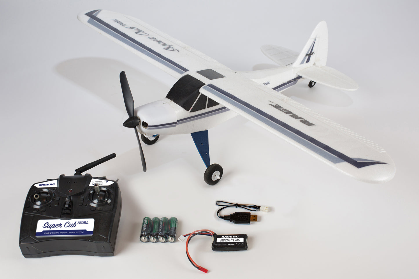 Super Cub 750 Brushless RTF 4-Channel Aircraft with PASS (Pilot Assist Stability Software) System