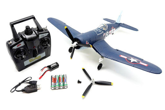 F4U Corsair 500mm Brushless RTF Warbird with PASS (Pilot Assist Stability Software) System