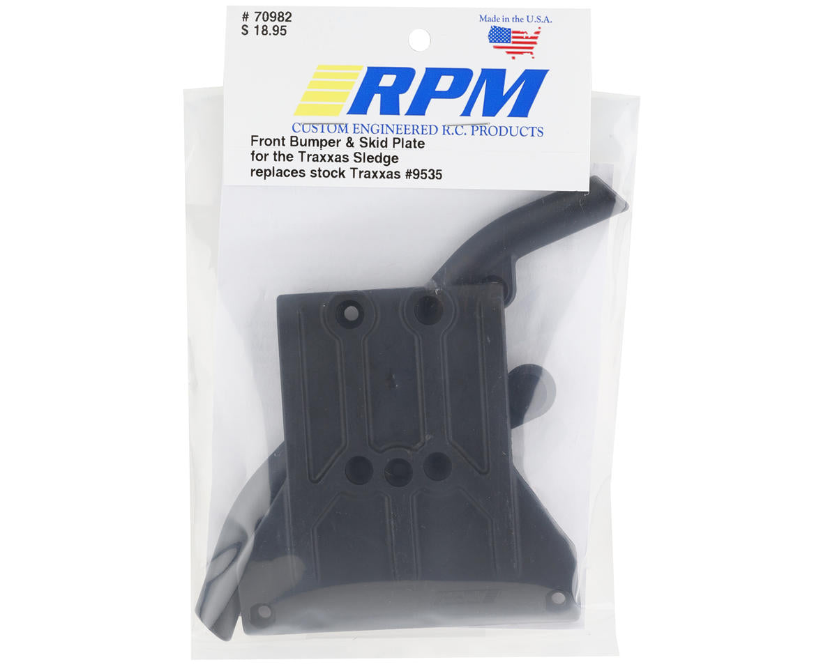 Front Bumper and Skid Plate: Traxxas Sledge
