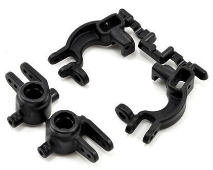 4x4 Caster & Spindle Block Set (Black) Traxxas