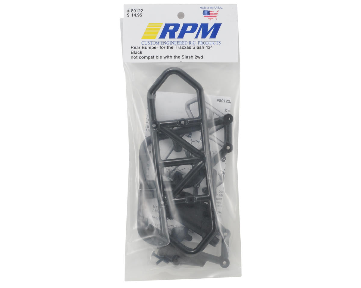 Rear Bumper Black Slash 4X4