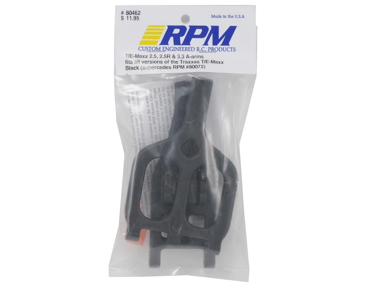 RPM A-Arm (Black) (T Maxx 3.3/2.5R) (1 Upper/1 Lower)