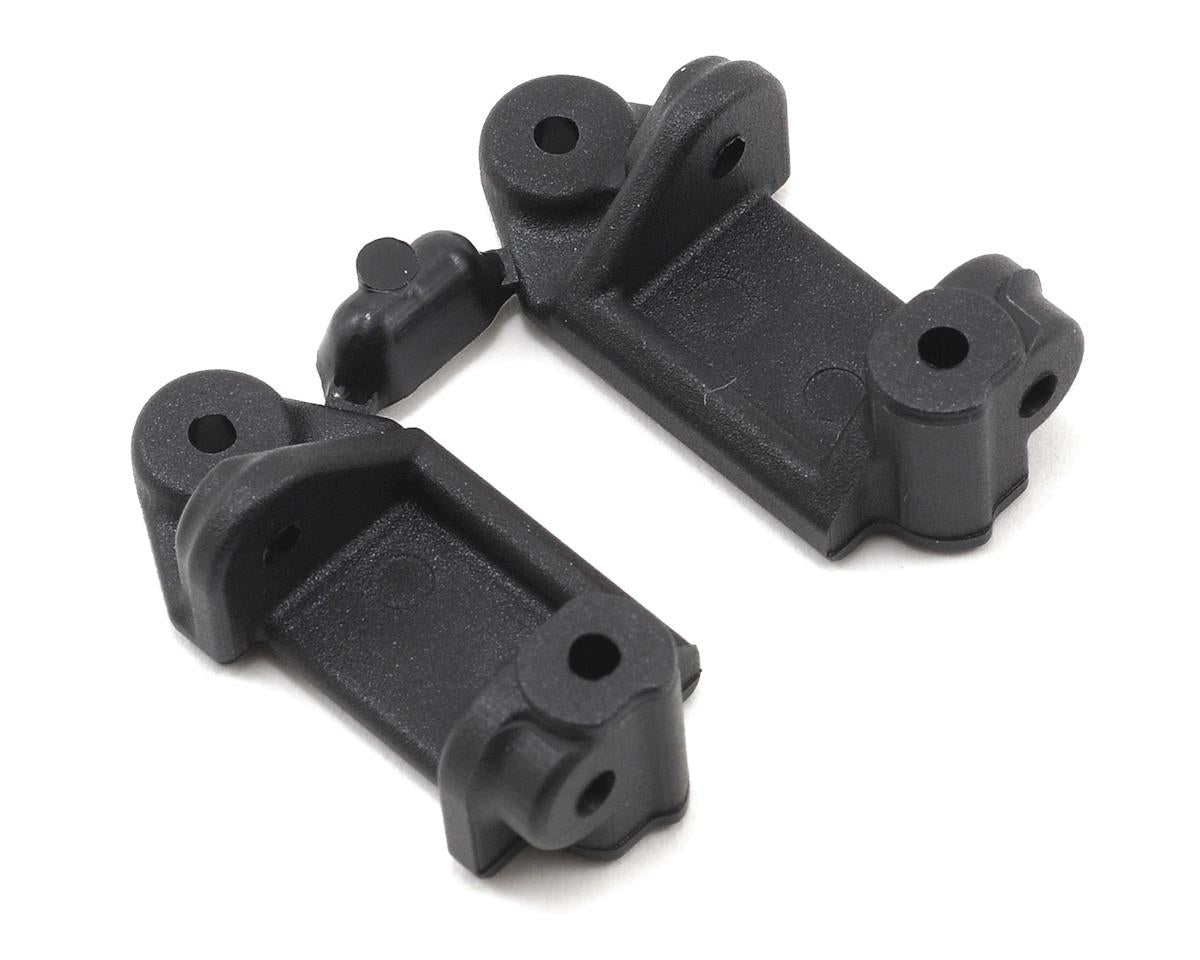 30 Deg Caster Block Set (Black) (2) (Rustler, Stampede, Slash)