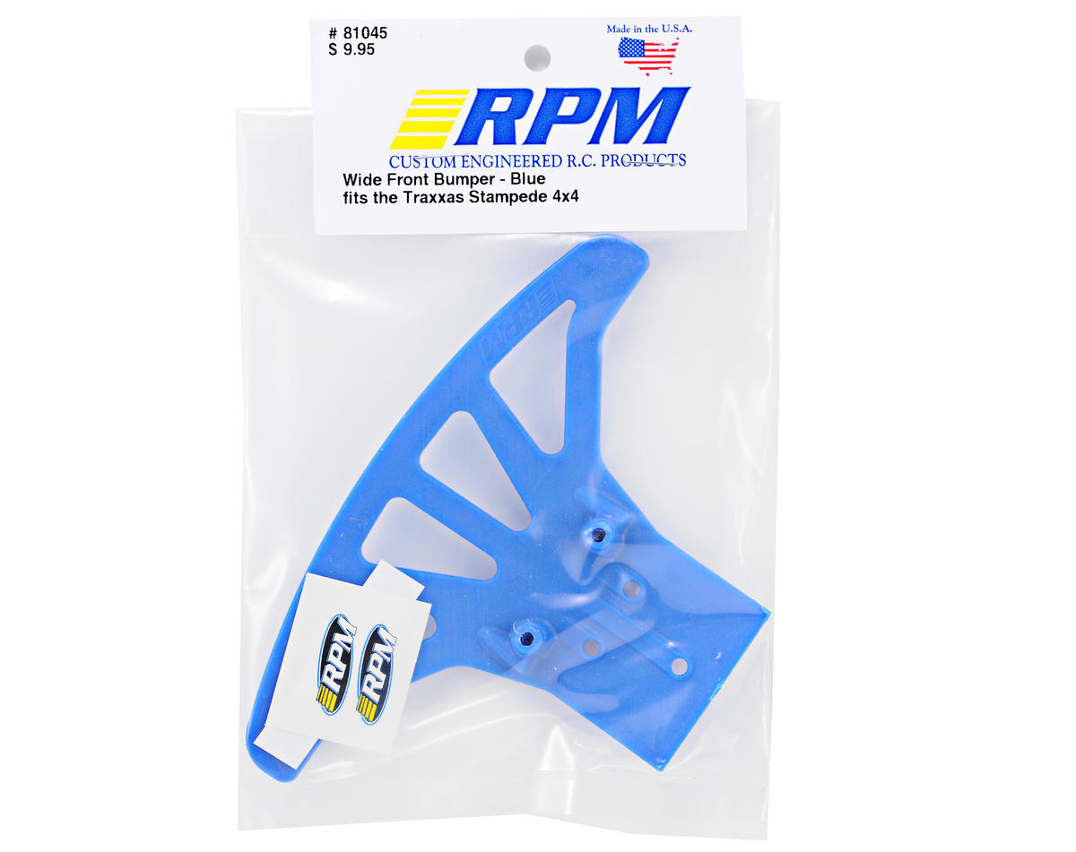 RPM Wide Front Bumper (Blue)