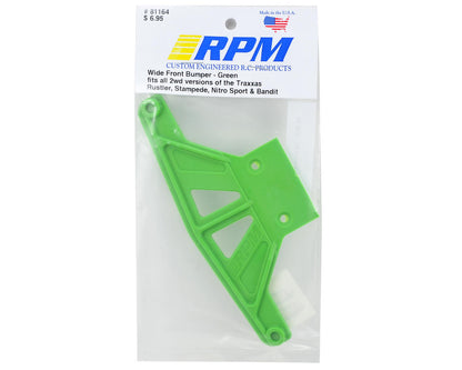 Rustler/Stampede Wide Front Bumper (Green)