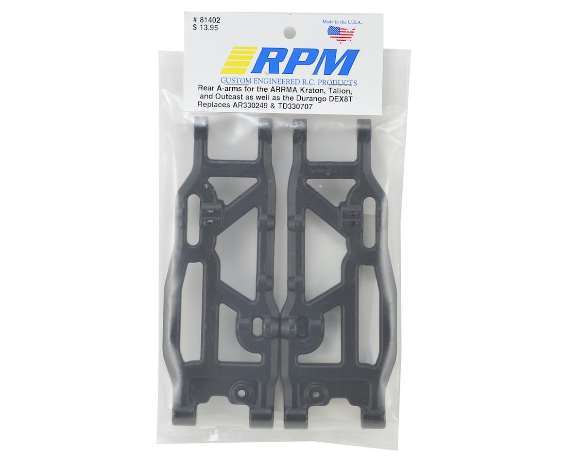 Arrma Kraton/Outcast Rear A-Arms (Black) Krat/Tal/Outcast Rear Arms 6S