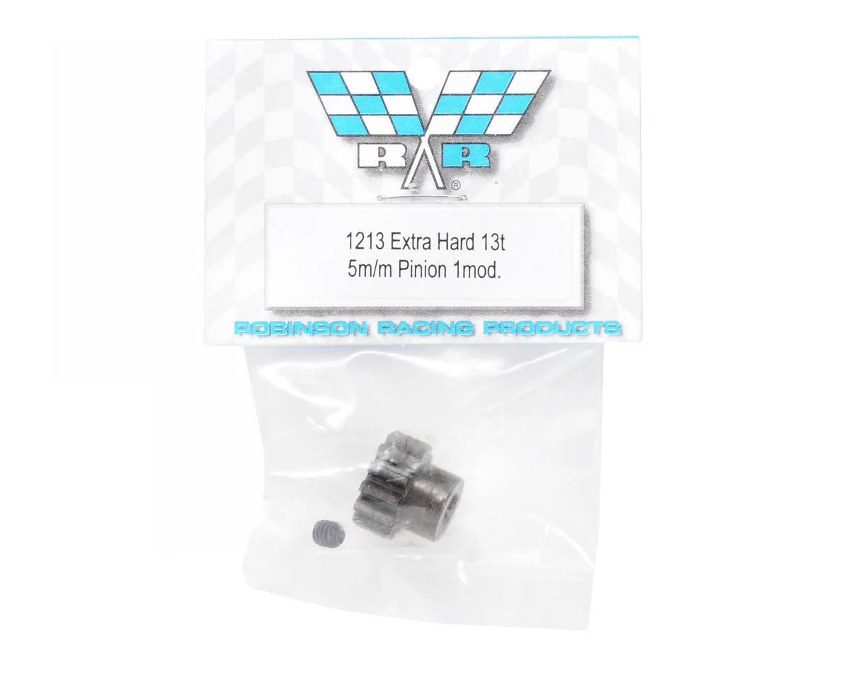 Extra Hard Steel Mod1 Pinion Gear w/5mm Bore (13T)