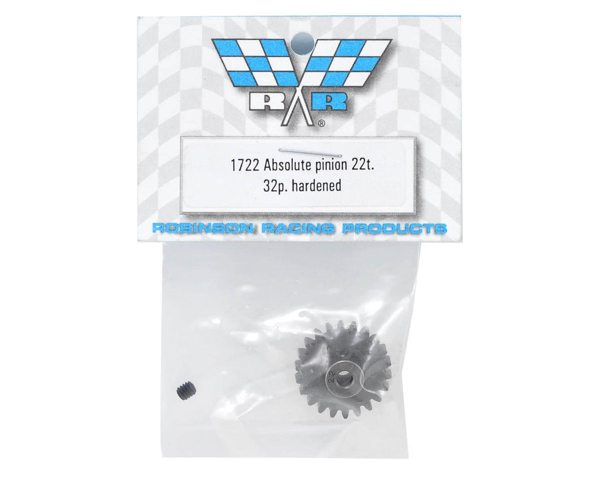 Robinson Racing Absolute 32P Hardened Pinion Gear (22T)