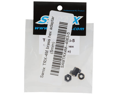 TRX-4M Brass Hex Adapter (5mm) (4) (1g)