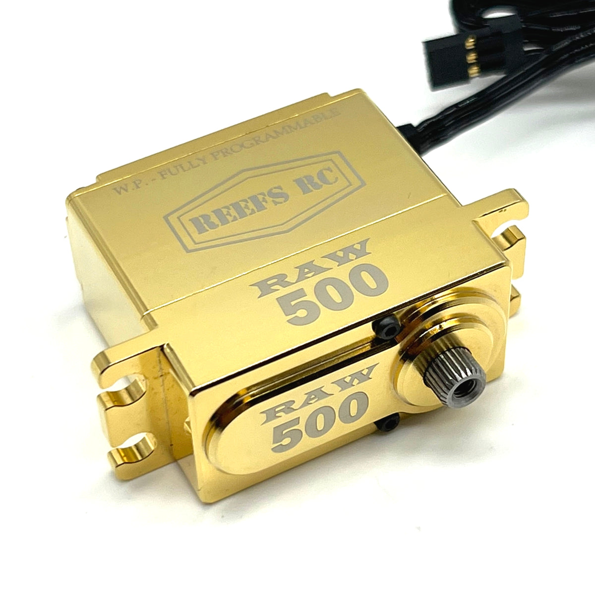 RAW500 Brass Edition, High Torque, High Speed, Programmable, Brushless Servo (565/.08)