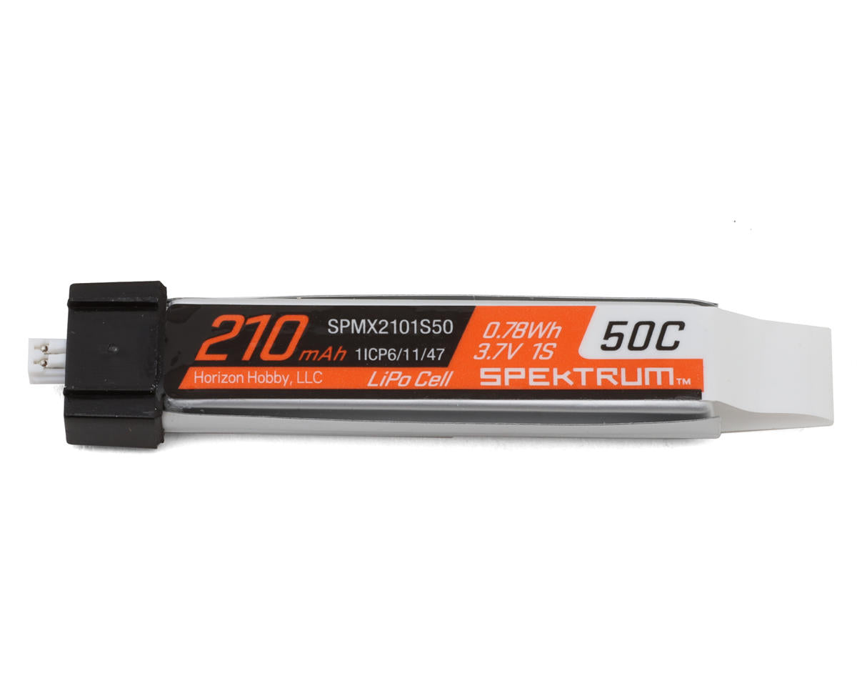 Spektrum RC 1S LiPo Battery 50C (3.7V/210mAh) w/JST Connector