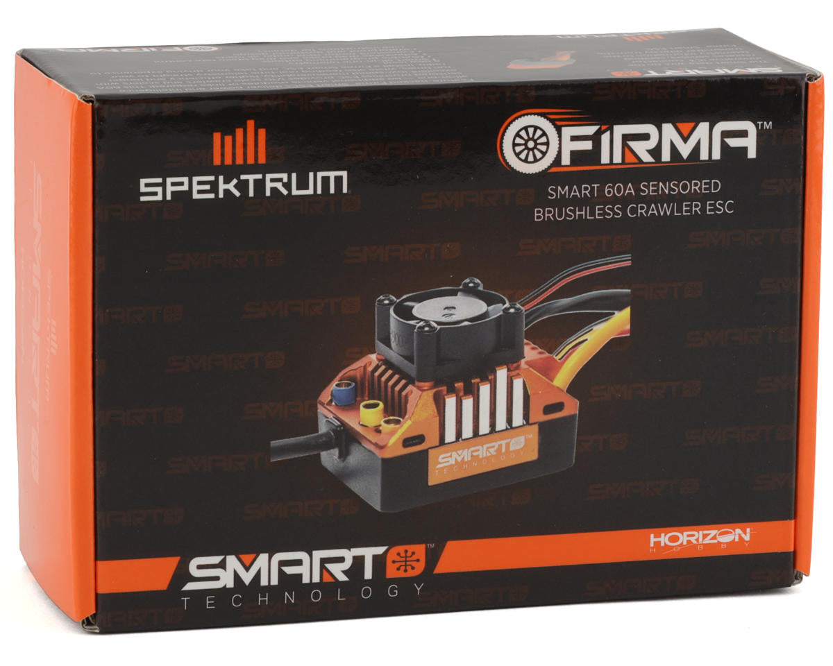Spektrum RC Firma 60A Sensored Brushless Smart Crawler ESC