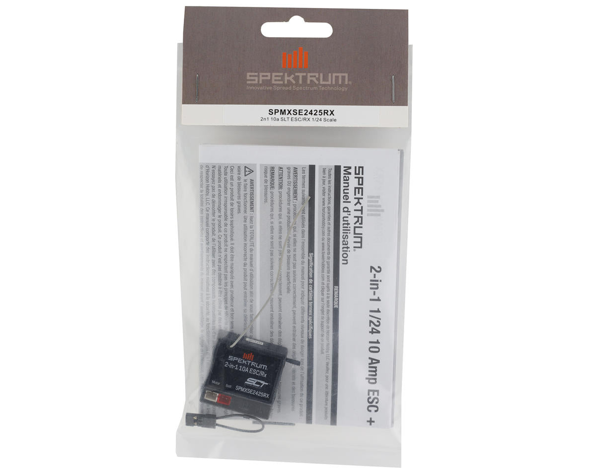 10Amp Brushed 2-in-1 ESC/SLT Receiver Combo