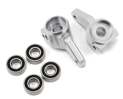 Oversized Front Knuckles for Traxxas Slash/Rustler/Stampede w/Bearings (Silver)